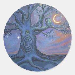 El mensajero de hadas de la puerta - pegatinas de