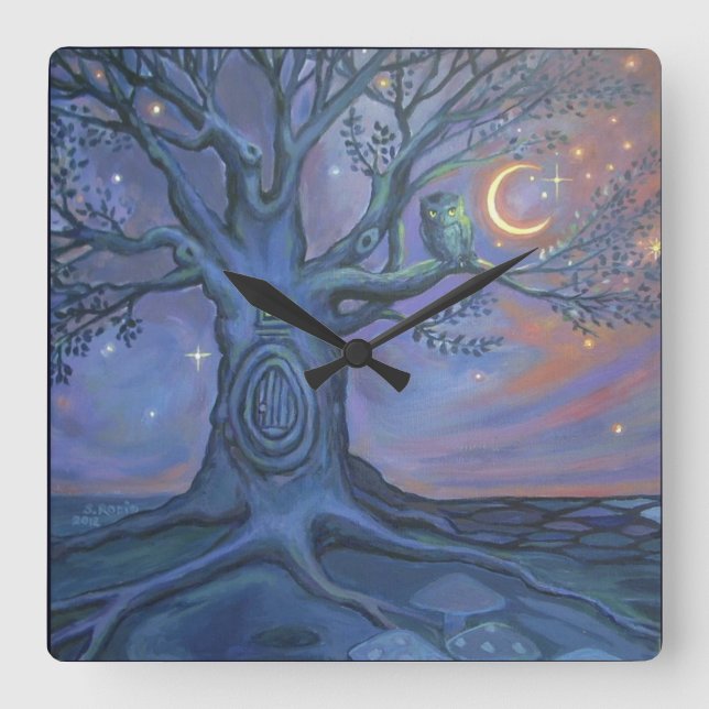 El mensajero de la puerta de hadas - reloj de arte (Anverso)