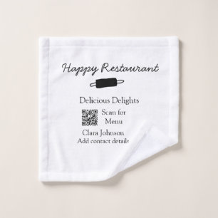 El menú de exploración de nombres de restaurantes