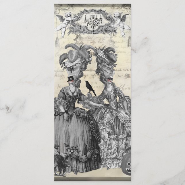 El menú de la bola de Halloween (Anverso)