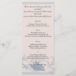 El menú del Boda del mar