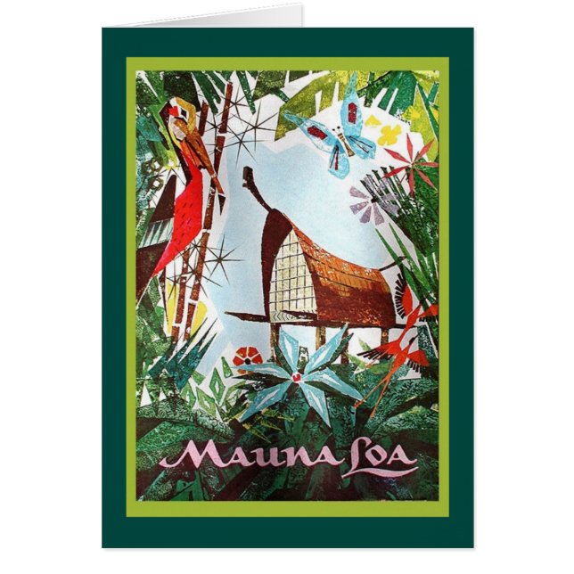 El menú del salón Mauna Loa (Frente)