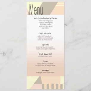 El menú el   de la boda de playa del vintage del