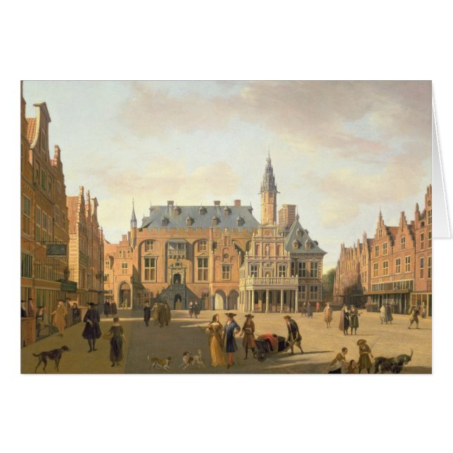 El mercado con el Raadhuis (Anverso (Horizontal))