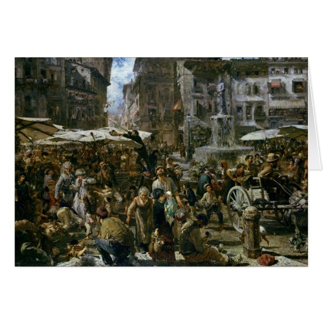 El mercado de Verona (Anverso (Horizontal))