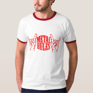 El metal gobierna la camiseta