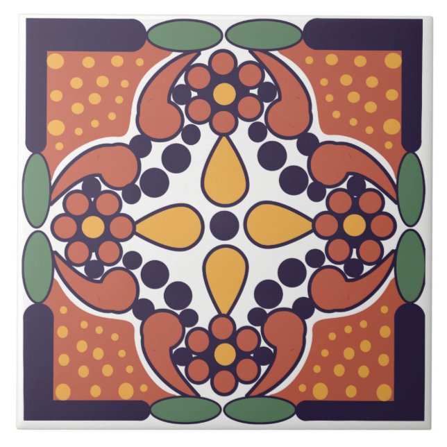El mexicano inspiró la baldosa cerámica floral (Frente)
