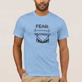 "El miedo es suyo para controlar - camiseta motiva