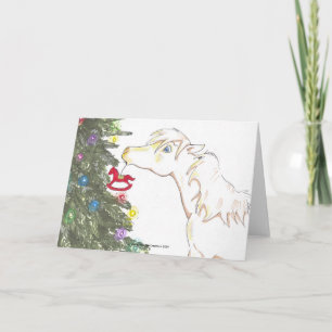 El mini y el árbol de Navidad