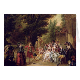 El minué debajo del roble, 1787