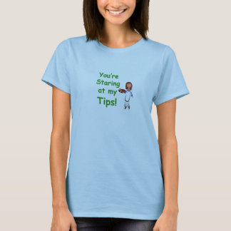 El mirar fijamente la camiseta de mis mujeres de