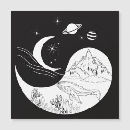 El místico celeste Yin Yang significa amor