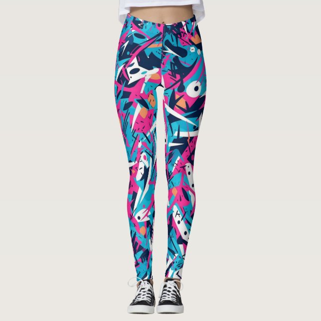 El modelo de leggings de longitud completa es de 5 (Anverso)