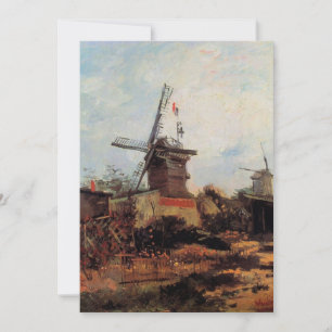 El molino de Blute Fin por Vincent van Gogh