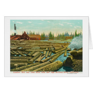 El molino y la presa, río de la madera de