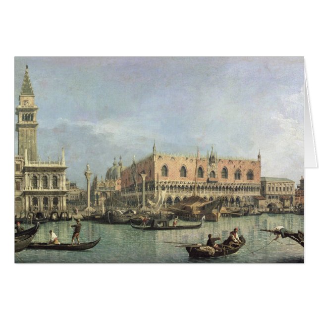 El Molo y el Piazzetta San Marco, Venecia (aceite (Anverso (Horizontal))