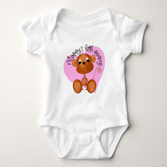 El mono pequeño de mamá - camisetas y regalos Chic (Anverso)