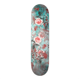 El monopatín florece #flowers del #skateboard
