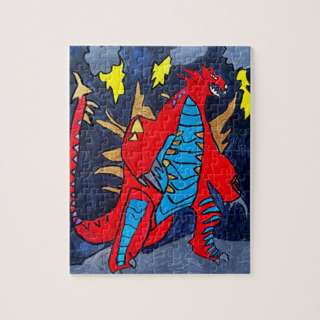 "El Monstruo del Trueno" Rompecabezas (Vertical)