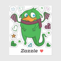 El monstruo, pegatina