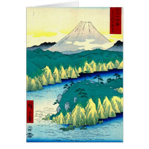 El monte Fuji del lago 1858 Hakone