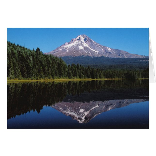 El Monte Hood reflejado en el lago (Anverso (Horizontal))