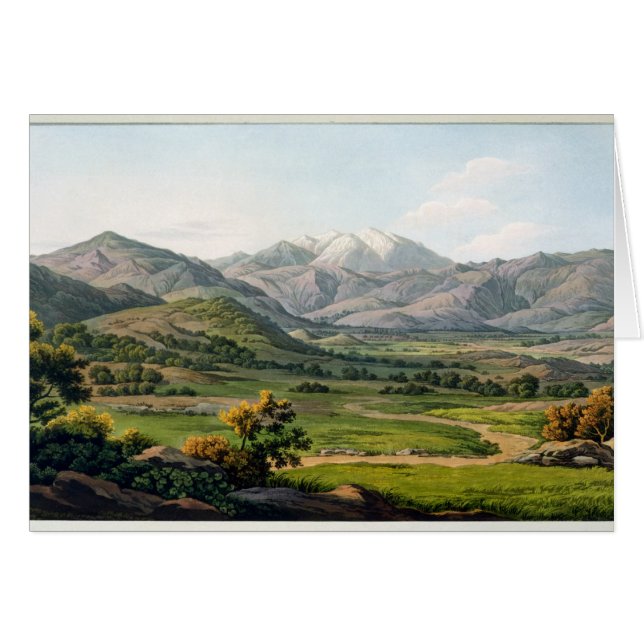 El monte Olimpo, según lo visto entre Larissa y el (Anverso (Horizontal))