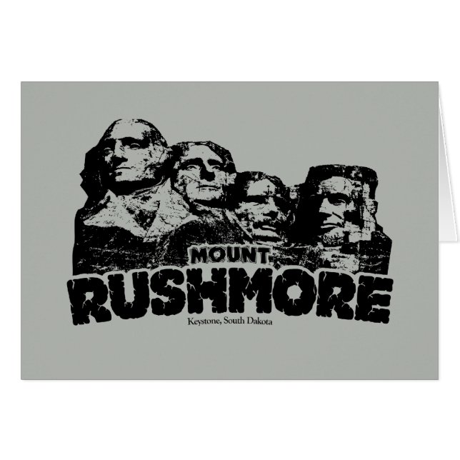El monte Rushmore (Anverso (Horizontal))