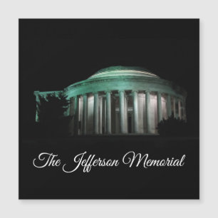 El monumento a Jefferson en el imán nocturno