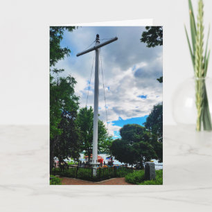 "El Monumento del U.S.S. Minneapolis" Tarjeta de S
