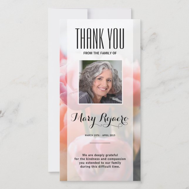 El monumento le agradece tarjeta de la foto (Anverso)