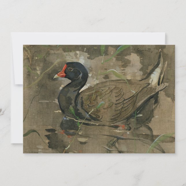 El Moorhen | Joseph Crawhall (Anverso)