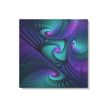 El morado se encuentra con el arte abstracto moder