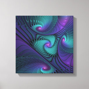 El morado se encuentra con el arte abstracto moder