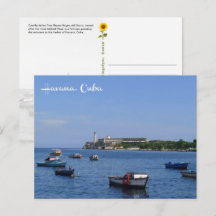 El Morro, La Habana, Cuba - postal