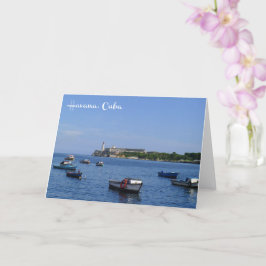 El Morro, La Habana, Cuba - tarjeta