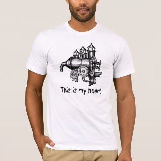 El motor, éste es mi camiseta divertida del arte