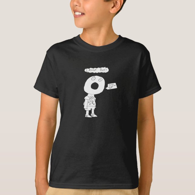 El muchacho del buñuelo embroma la camiseta (Anverso)