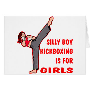 El muchacho tonto Kickboxing está para los chicas