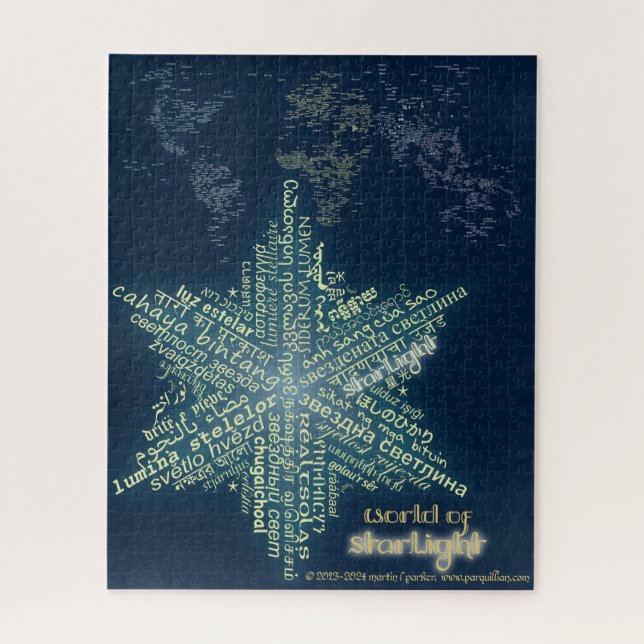 El mundo del rompecabezas de la luz de las estrell (Vertical)