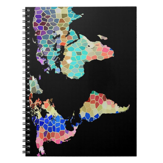 El mundo en cuaderno negro (Frente)