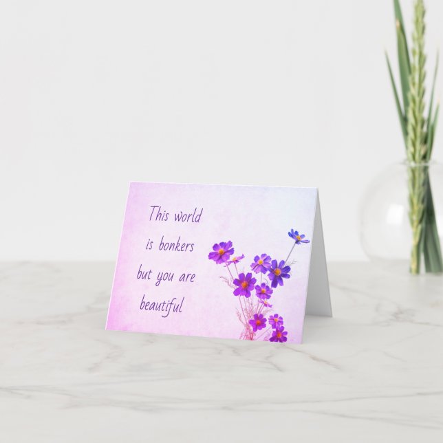 El Mundo Es Boniker, Pero Eres Una Bonita Tarjeta (Anverso)