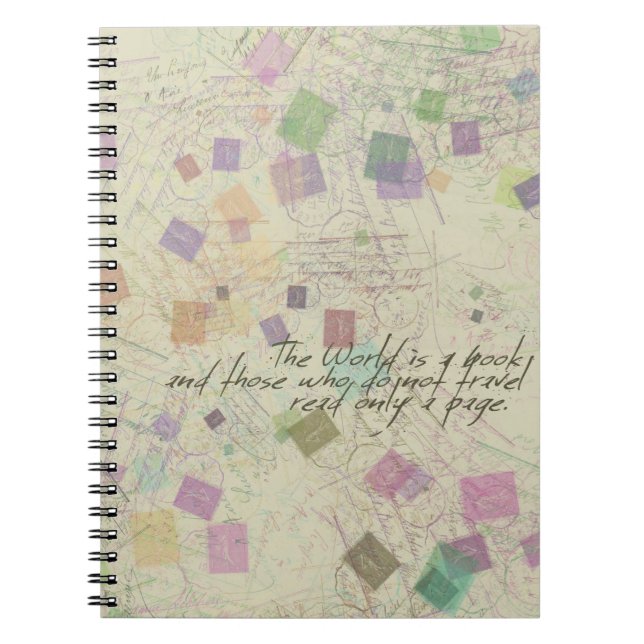 El mundo es un cuaderno del libro (Frente)