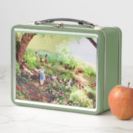 EL MUNDO ES UNA CÍRCULO Metalizado Lunchbox