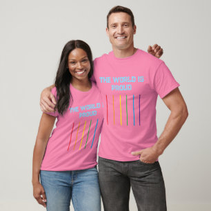 El Mundo Está Orgulloso – Camiseta LGBT Premium