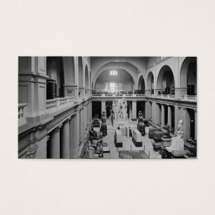 El museo egipcio. Interior de Pasillo principal