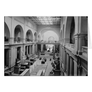 El Museo Egipcio (Interior) hacia 1934