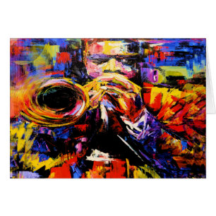 El músico de jazz Notecard
