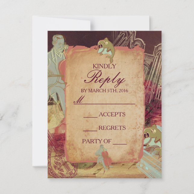 El músico - RSVP / Invitar (Anverso)