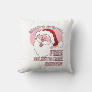 El Mustache de Santa se monta en la almohada